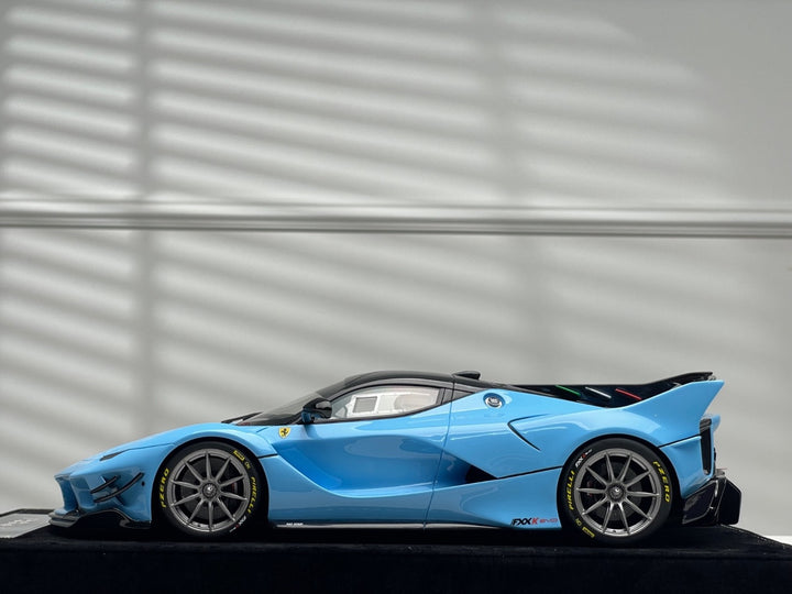 Ferrari FXX-K EVO (Baby Blue) [Henson&Heaven] 1/18 scale