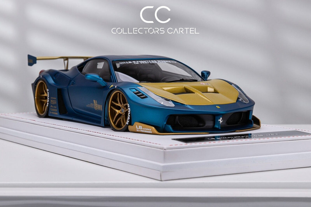 Ferrari 458 GT LBWK (Blue/ Golf) [Ivy Model] 1/18 scale