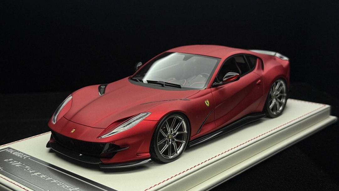 Ferrari 812 Superfast NOVITEC Matt Chrome Red[Davis & Giovanni]1:18 scale 1 OF 1