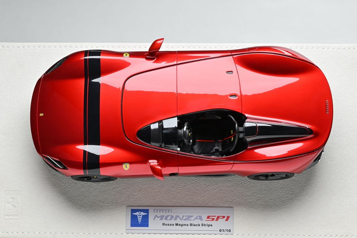 Ferrari Monza SP1 (Rosso Magma/ with Helmet) [Hermez Collection] 1/18 scale