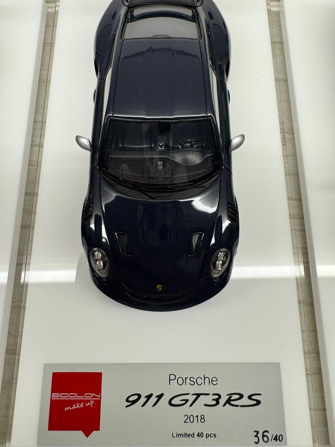 Porsche 911 GT3 RS (Dark Blue/ Black) [Make Up] 1:43 scale
