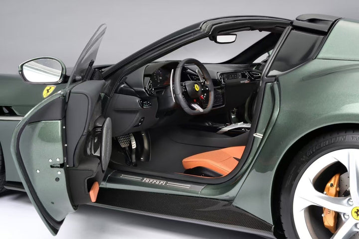 Ferrari 12 Cilindri Spider (Verde Toscana) [Fully opening] By: Amalgam 1:8 scale