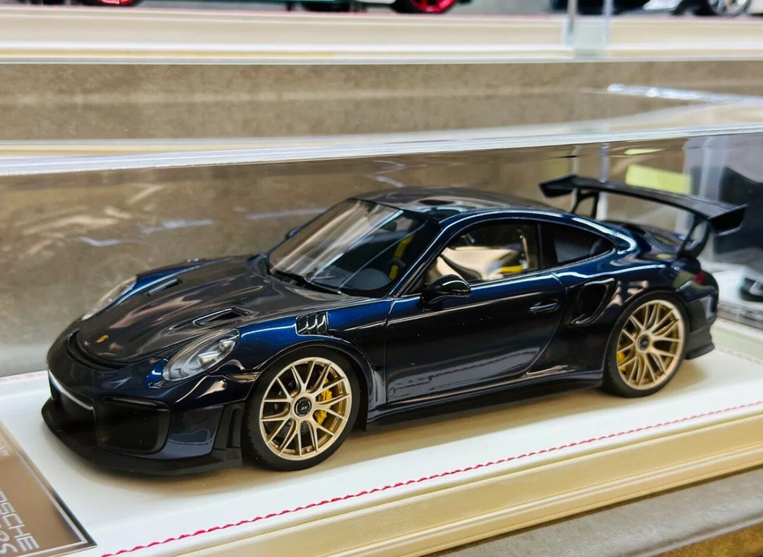 Porsche 911 GT2RS (Metallic Dark Blue) [Davis & Giovanni] 1:18 scale
