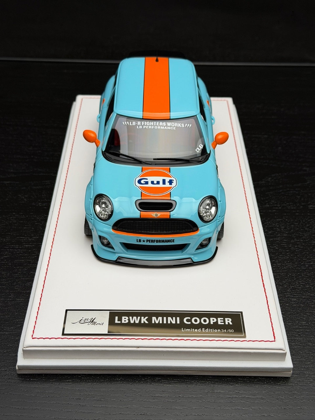 MINI Cooper LBWK (Gulf Livery) [IVY Merit Model] 1/18 scale