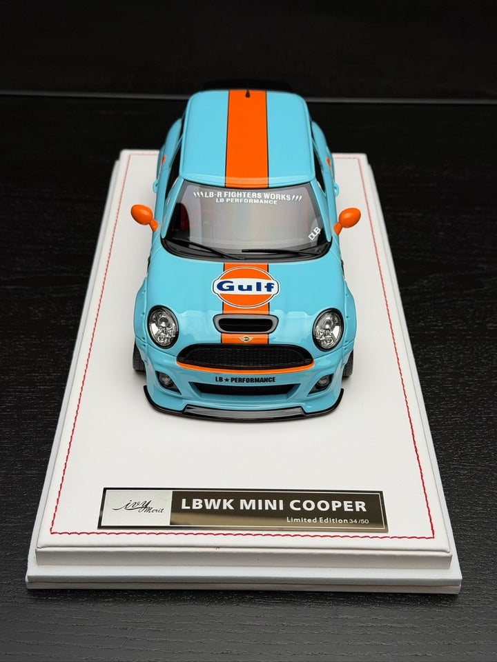 MINI Cooper LBWK (Gulf Livery) [IVY Merit Model] 1/18 scale
