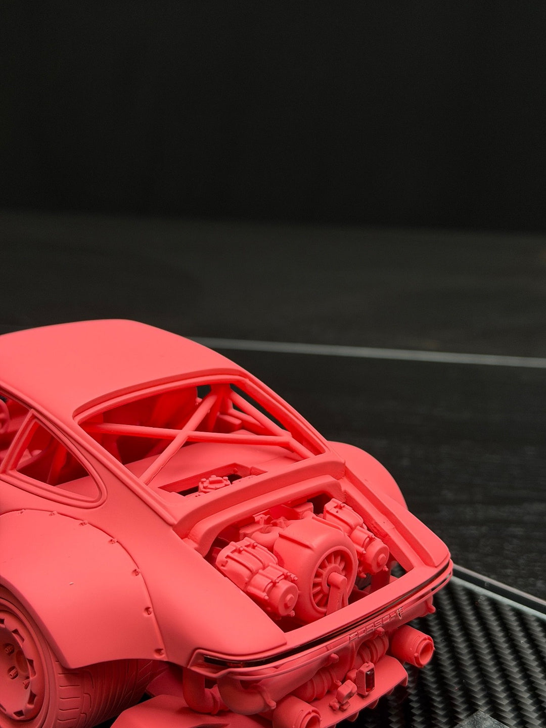 Porsche Carrera RWB 964 Modified Version (Matte Red) [MCM] 1/18 scale