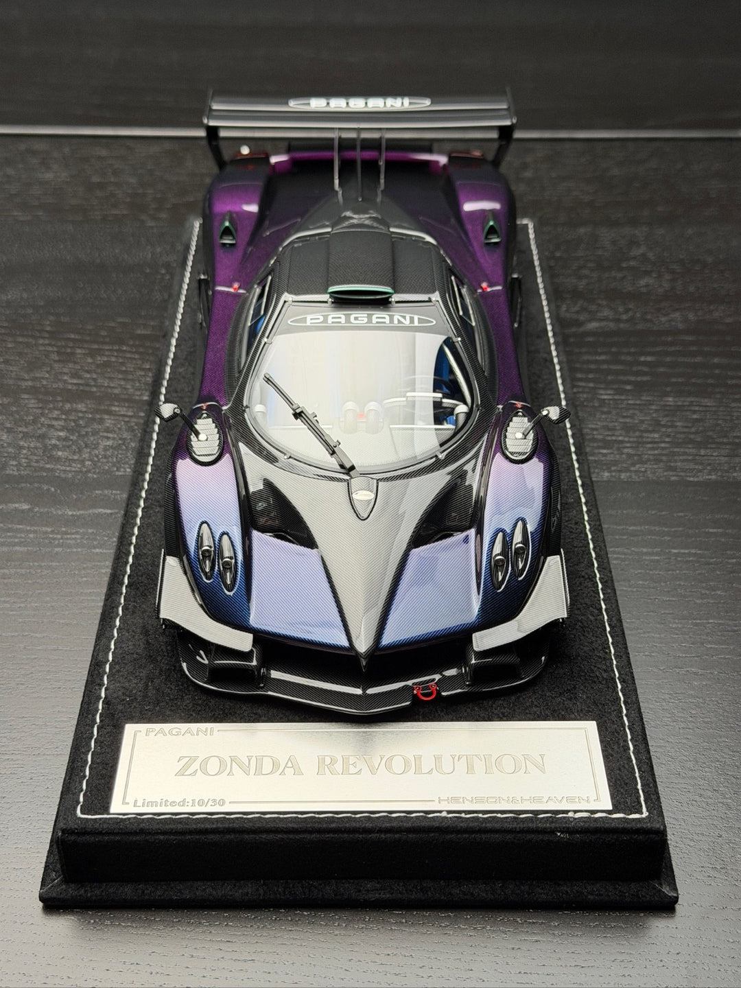 Pagani Zonda Revolution (Chameleon Purple) [Henson&Heaven] 1/18 scale