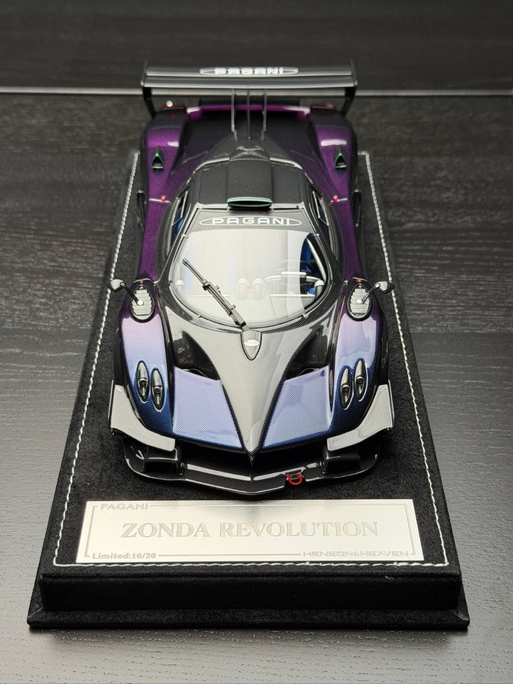 Pagani Zonda Revolution (Chameleon Purple) [Henson&Heaven] 1/18 scale
