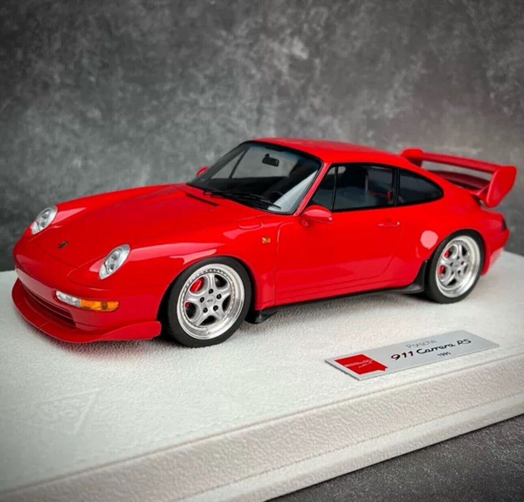 Porsche 911 993 Carrera RS (Red) [Make up] 1/18 scale