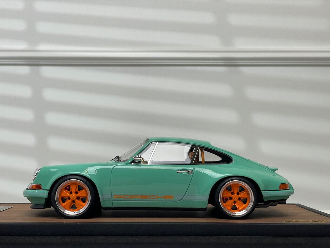 Porsche 911 Singer (Tiffany Blue) [Timothy & Pierre] 1/18 scale