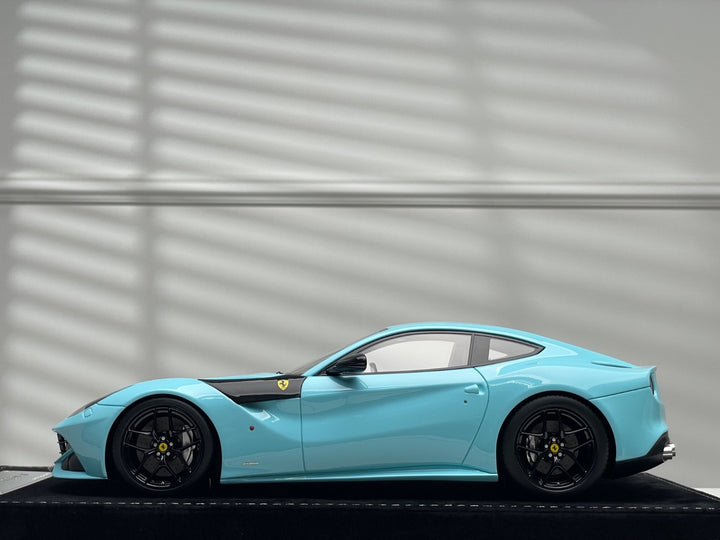 Ferrari F12 Berlinetta (Baby Blue) [Henson&Heaven] 1/18 scale