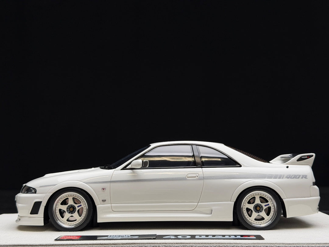 Nissan NISMO 400R 40th Anniversary (White) [Makeup Eidolon] 1/18 scale
