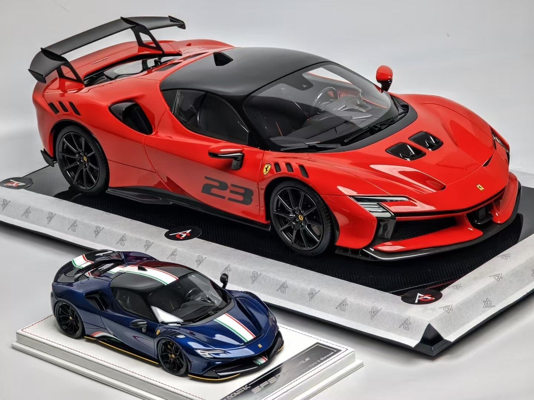 Ferrari SF90XX Stradale (Rosso Corsa) [Fully opening] By: Amalgam 1:8 scale