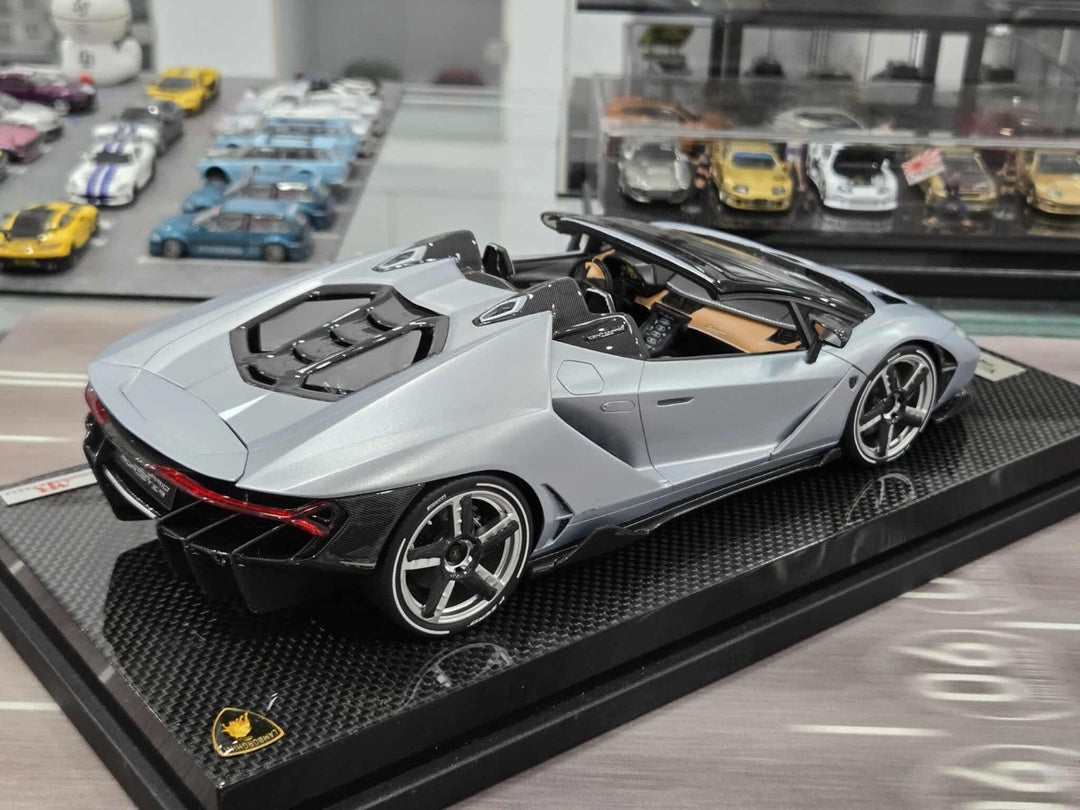 Lamborghini Centenario Roadster (Ice Blue) [MR Collection] 1/18 scale