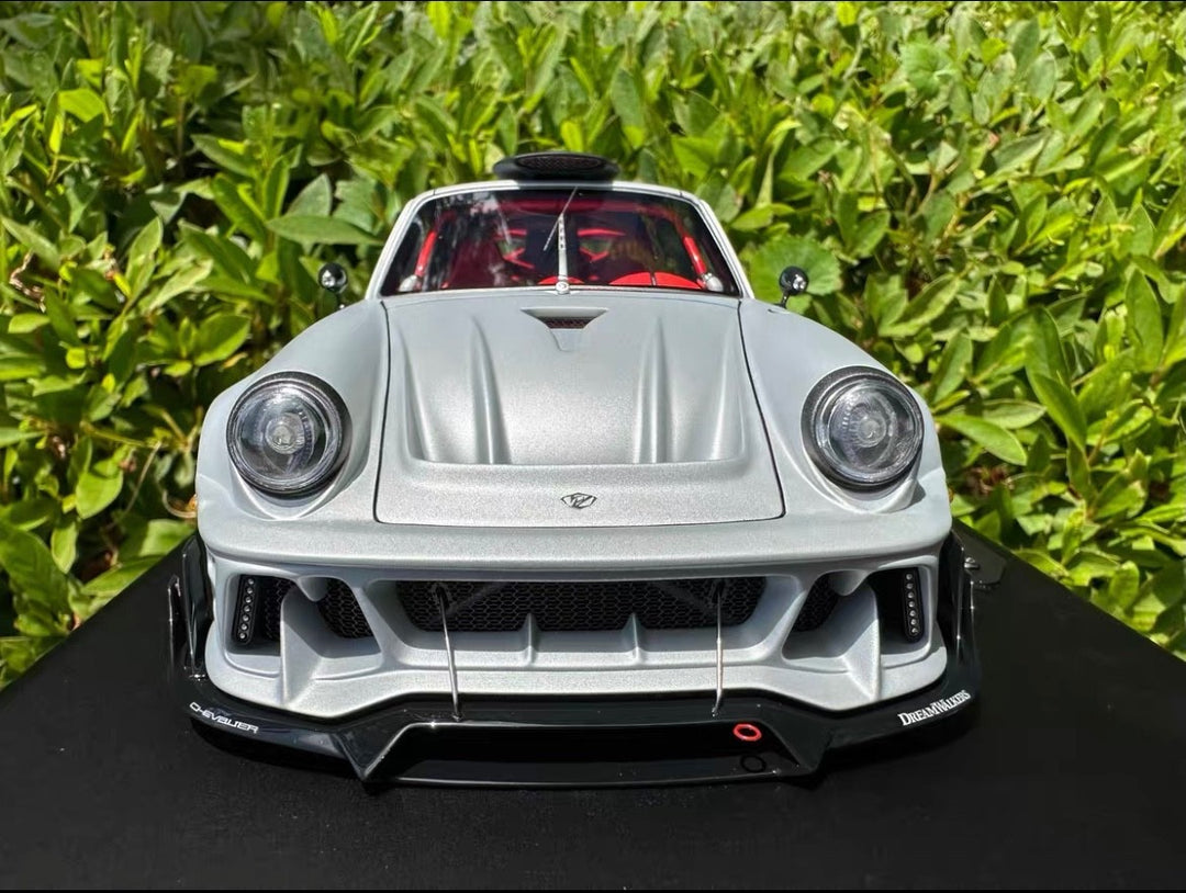 Porsche 911 "CHEVALIER" D995 (Matte Gray) [DreamWalkers] 1/18 scale