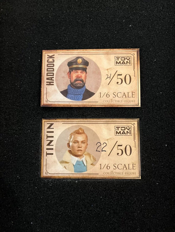 Tintin & Captain Haddock + Detectives (Full Set) - By: ToyMan [1:6 scale] RARE