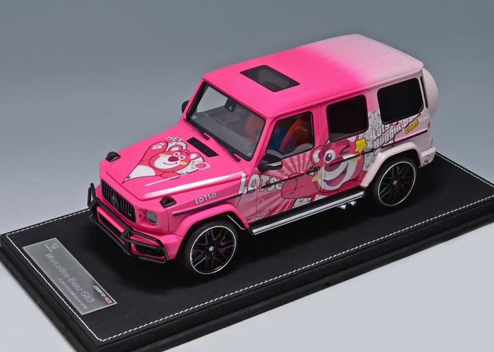 Mercedes-Benz AMG G63 (Pink Lots-o'-Huggin' Bear Decals)[Vehicle Art] 1/18 scale