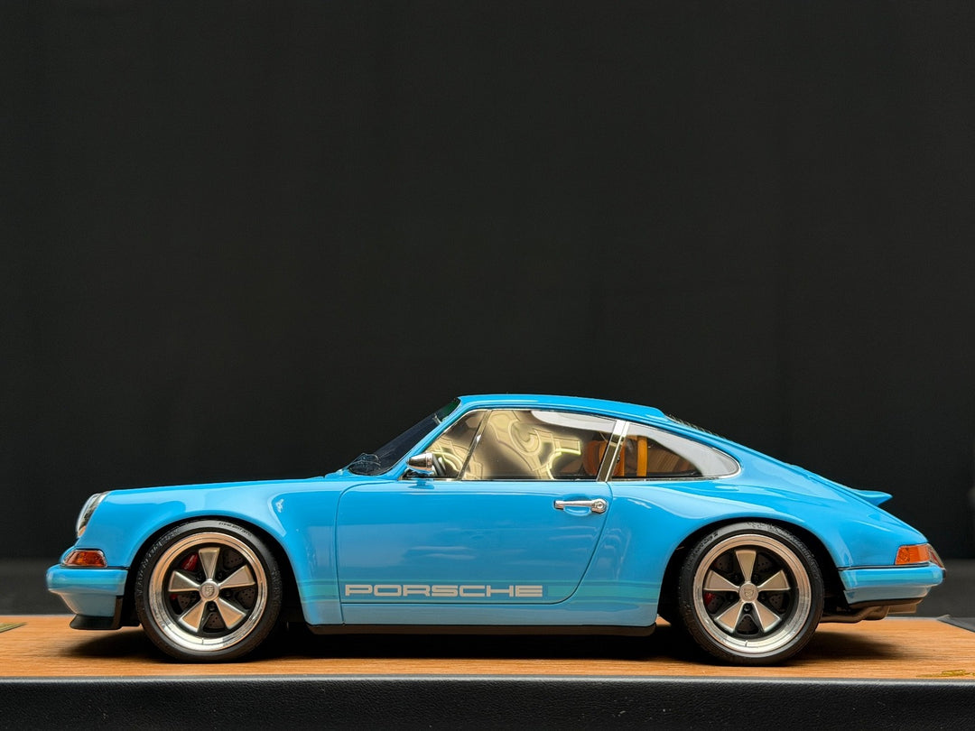 Porsche 911 Singer (Blue) [Timothy & Pierre] 1/18 scale