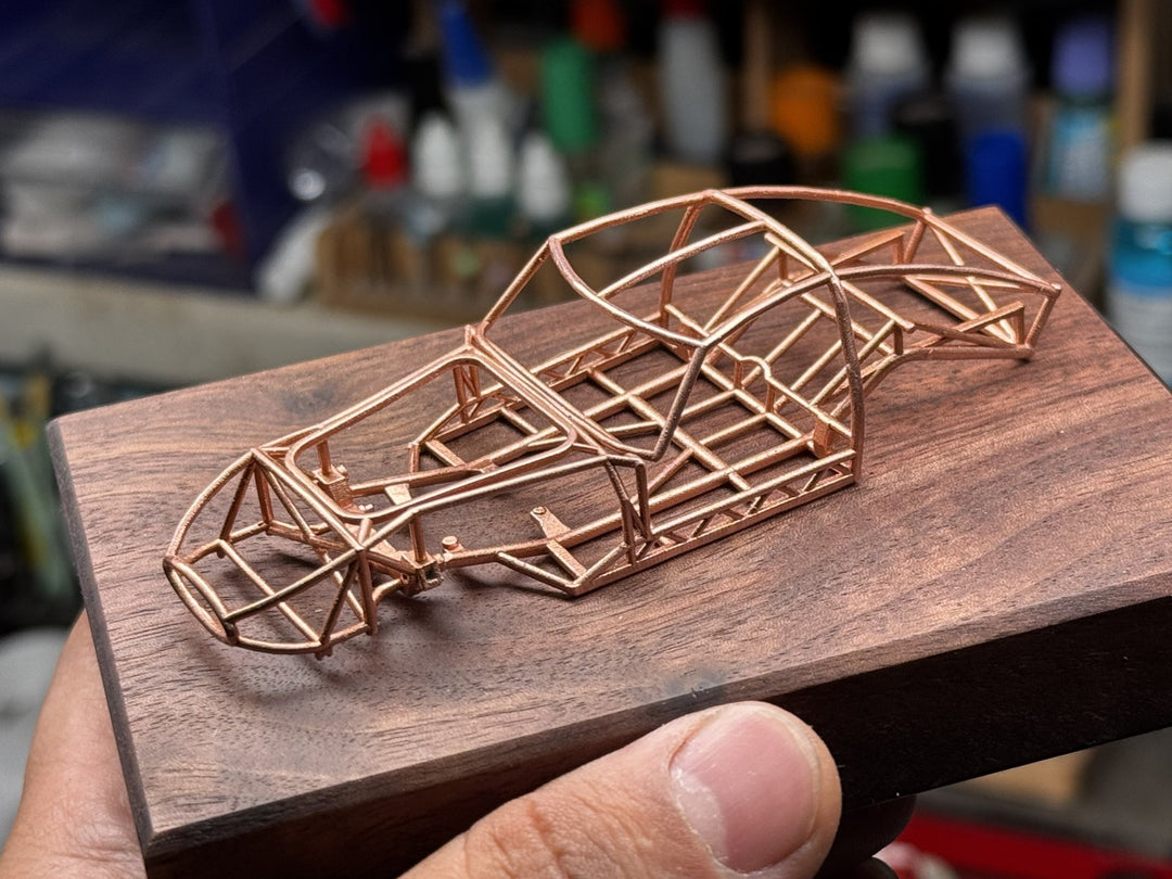 Ferrari 250 GTO Chasis - [Hand-Made] 1/43 Scale Copper Model - Extremely RARE!