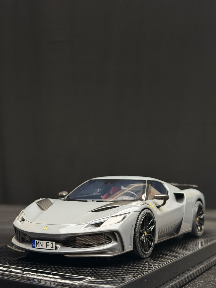 Ferrari 296 GTB N-LARGO NOVITEC (Gray) [VIP scale Models] 1/18 scale