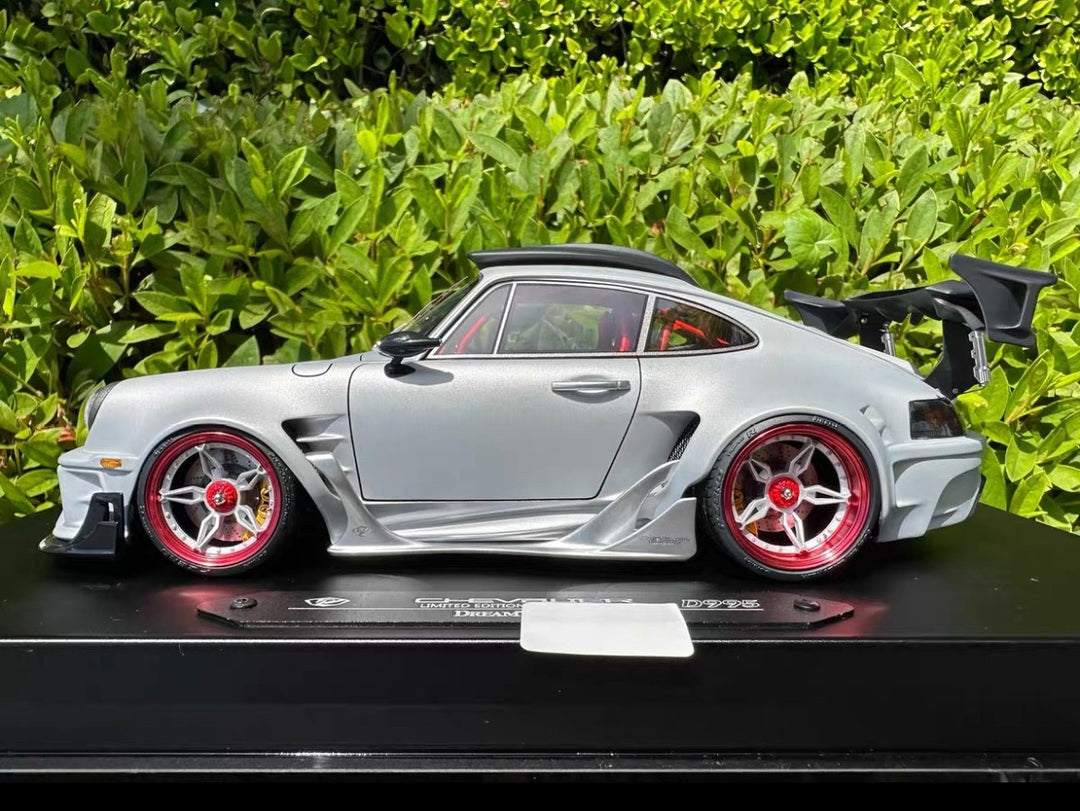 Porsche 911 "CHEVALIER" D995 (Matte Gray) [DreamWalkers] 1/18 scale