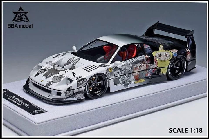 Ferrari F40 LBWK (LABUBU Decals) [BBA Model] 1/18 scale