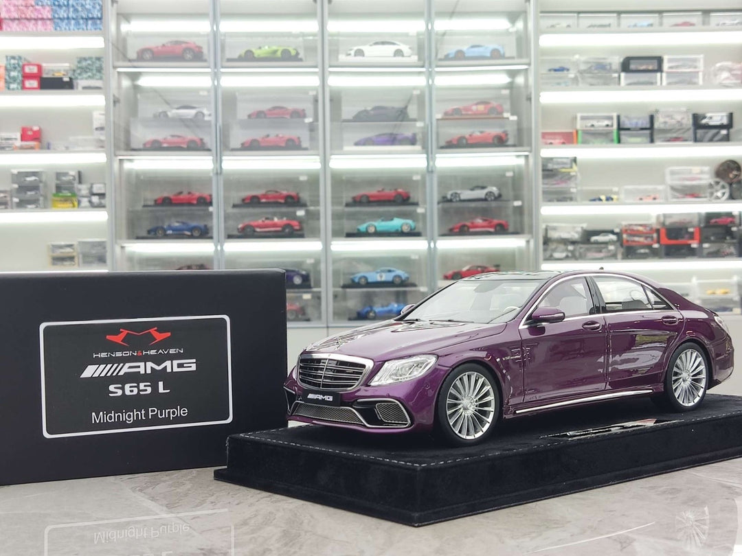 Mercedes-Benz AMG S65 L (Midnight Purple) [Henson&Heaven] 1/18 scale