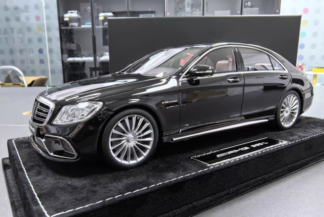 Mercedes-Benz AMG S65 L (Black) [Henson&Heaven] 1/18 scale