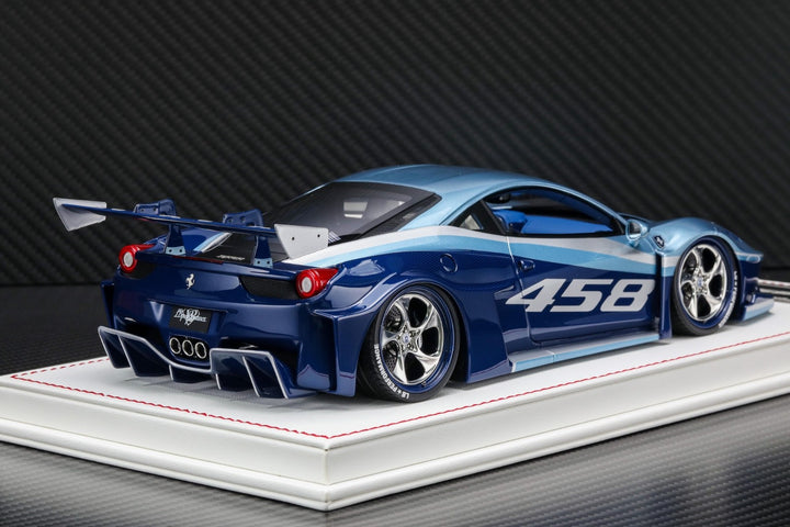 Ferrari 458 GT LBWK (Blue/ Ice Blue/ White) [Davis & Giovanni] 1:18 scale