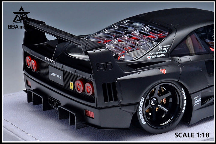 Ferrari F40 LBWK (MONSTER Energy Decals) [BBA Model] 1/18 scale