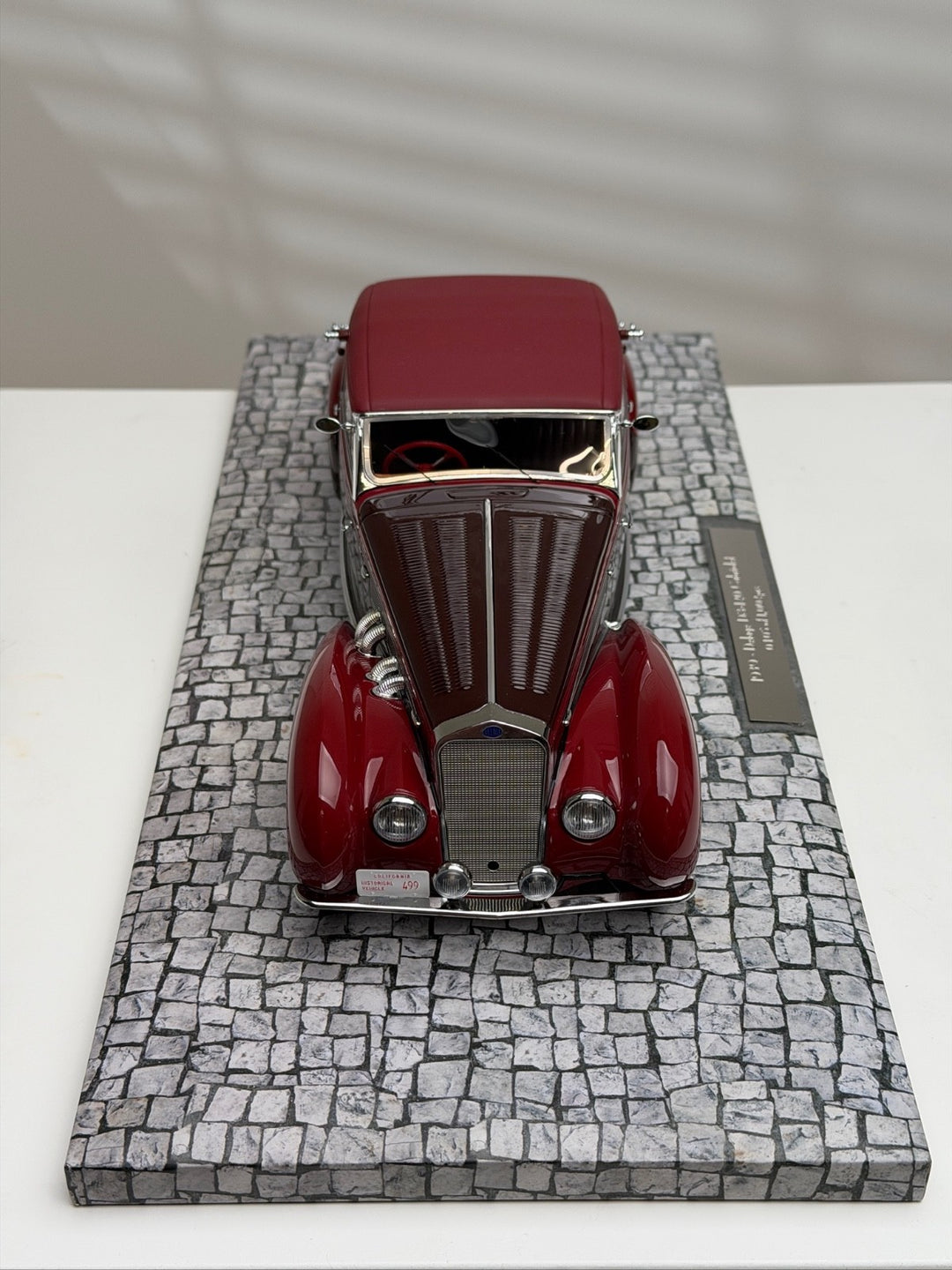 1939 DELAGE D8-120 CABRIOLET (BORDEAUX Red) [MINICHAMPS] 1/18 scale
