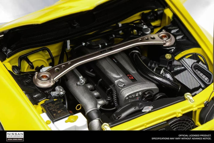 Nissan R34 Skyline GT-R (Yellow) [Motorhelix] 1/18 scale