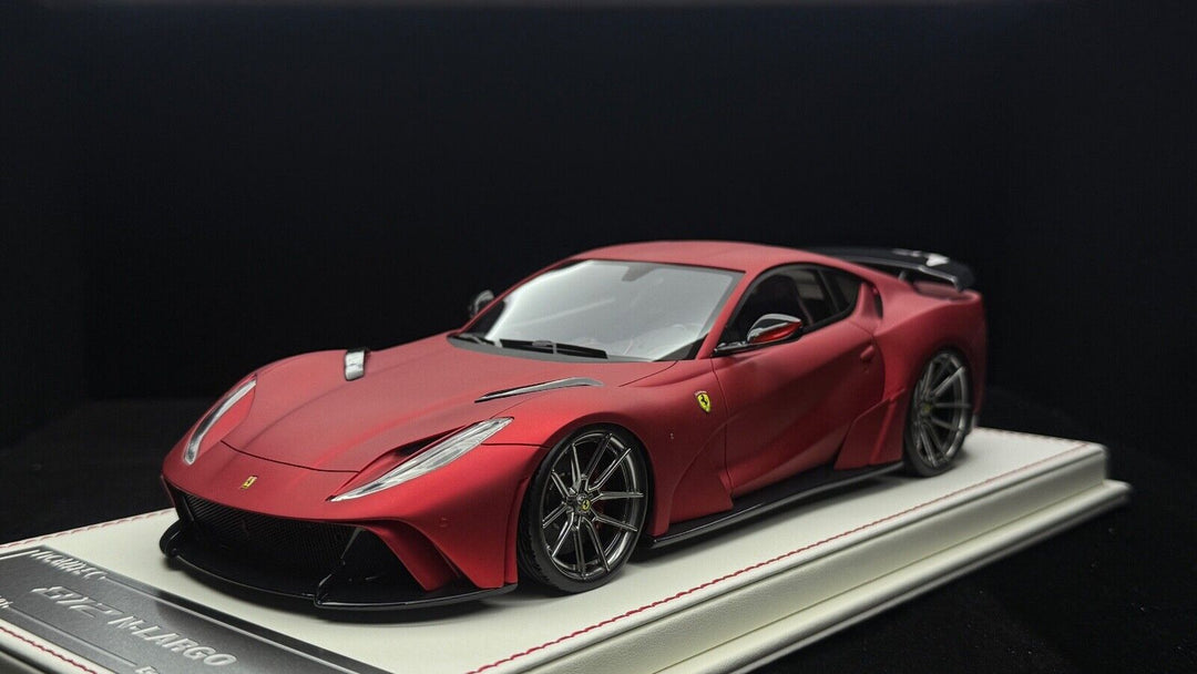 Ferrari 812 N-LARGO NOVITEC (Matt Chrome Red)[Davis & Giovanni]1:18 scale 1 OF 1