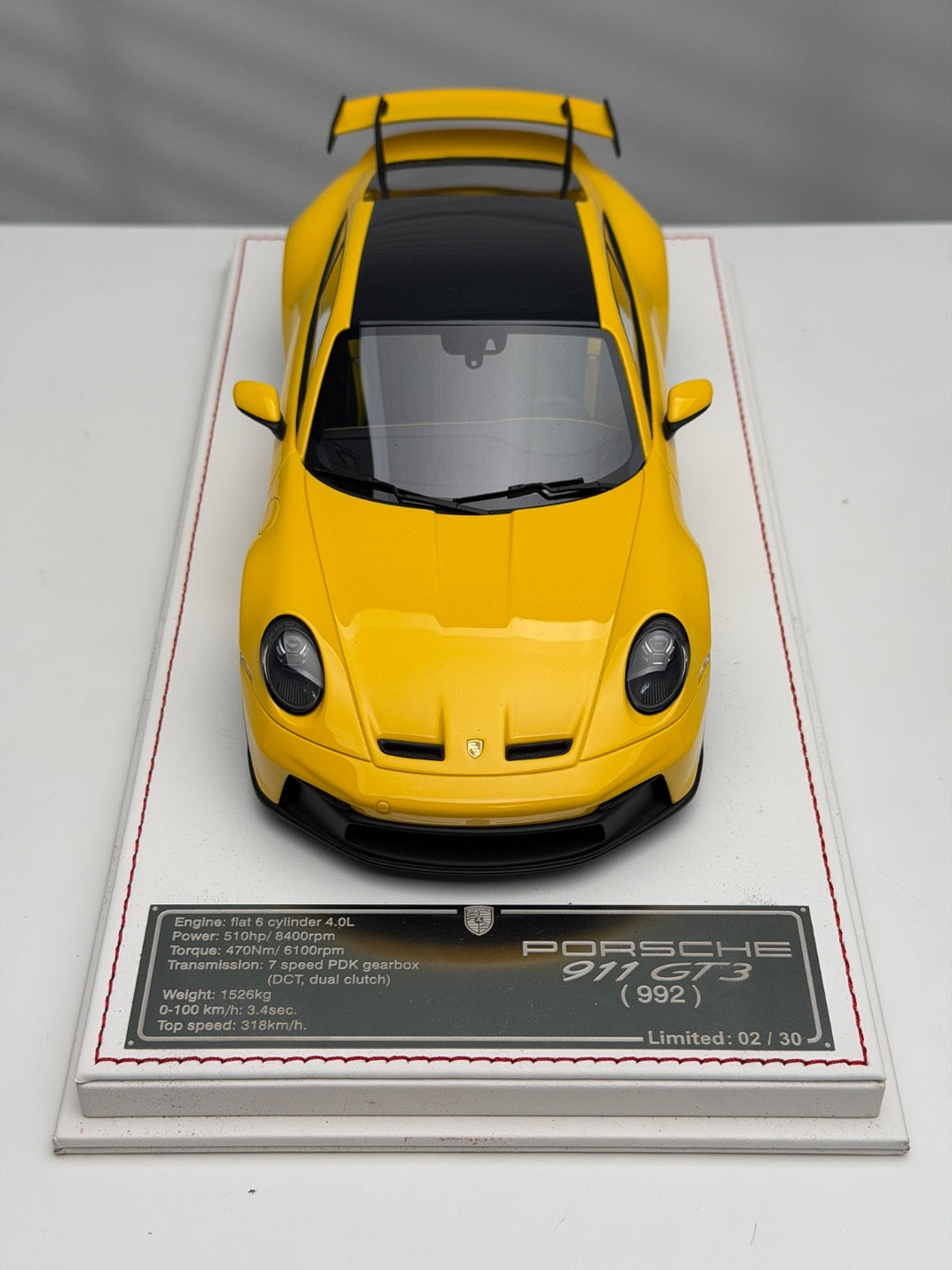 Porsche 911 GT3 (Racing Yellow) [Davis & Giovanni] 1/18 scale