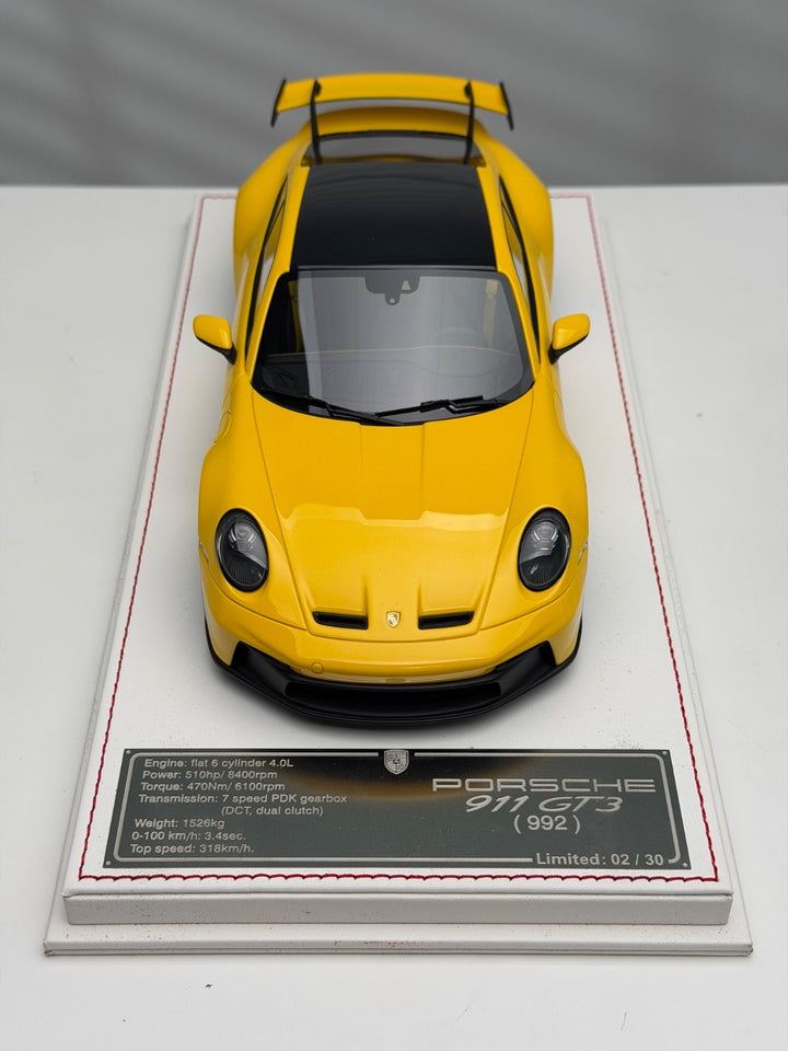 Porsche 911 GT3 (Racing Yellow) [Davis & Giovanni] 1/18 scale