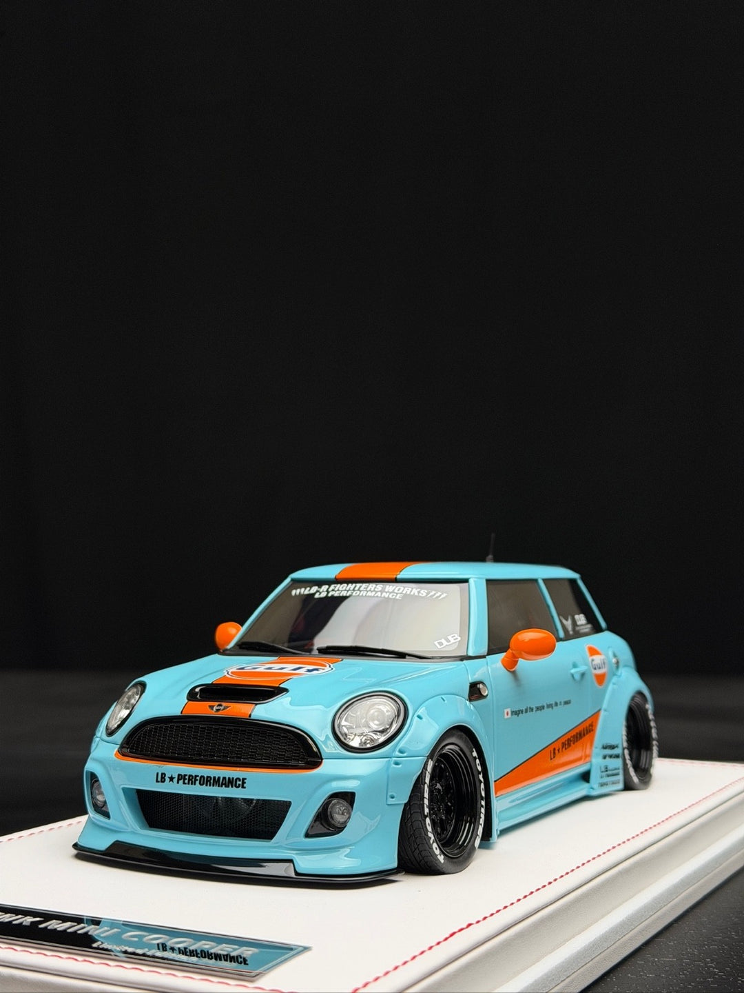 MINI Cooper LBWK (Gulf Livery) [IVY Merit Model] 1/18 scale