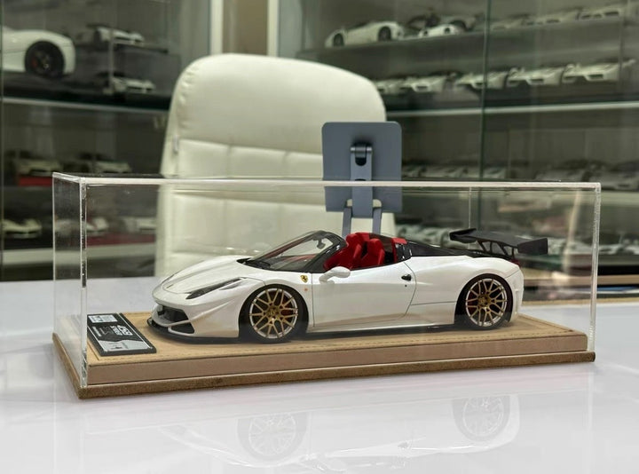 Ferrari 458 Spider SVR (Metallic White) [Veloce] 1:18 scale