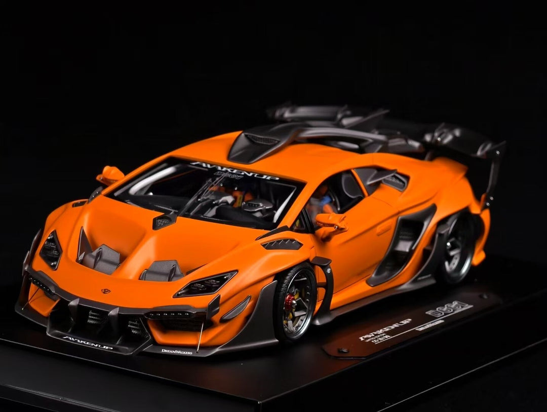 Lamborghini Huracan Awakenup-D661 (Orange) [DreamWalkers] 1/18 scale