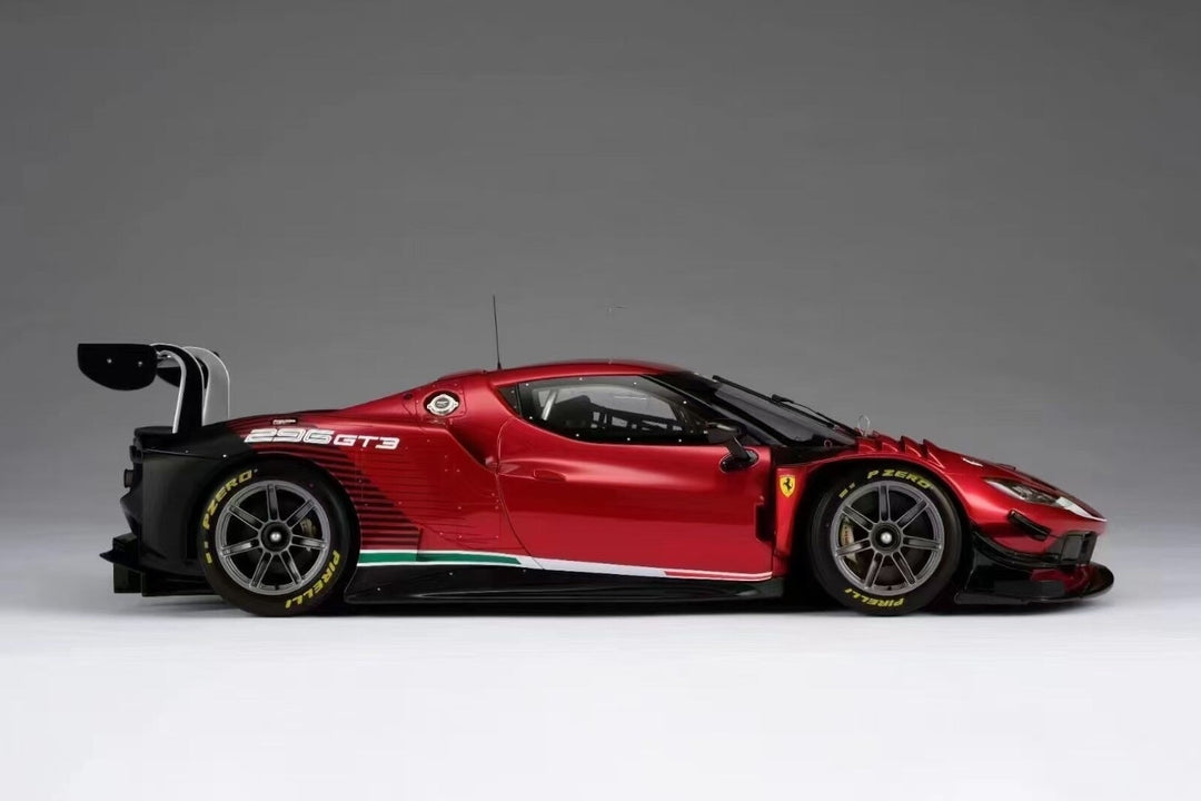 Ferrari 296 GT3 (Rosso Corsa) [Fully opening] By: Amalgam 1:8 scale