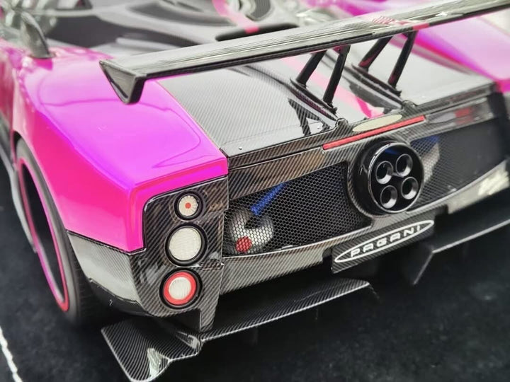 Pagani Zonda Cinque (Flash Pink/ Carbon) [Henson & Heaven] 1/18 scale