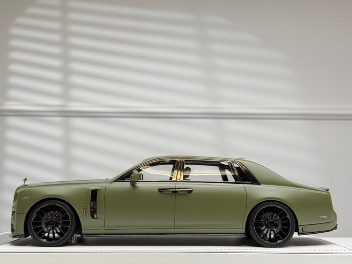 Rolls-Royce Phantom VIII Mansory (Matte Dark Green) [Muse's Secret] 1:18 scale