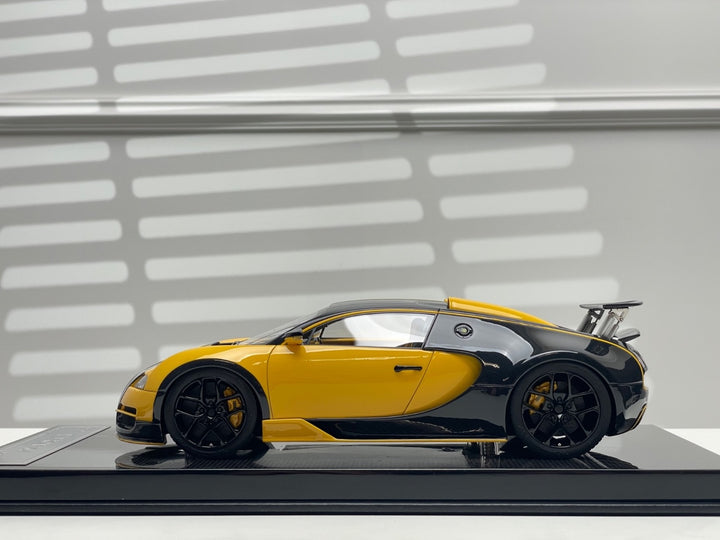 Bugatti Veyron Oakley Design (Black/ Yellow)  1/18 scale - 1 OF 1