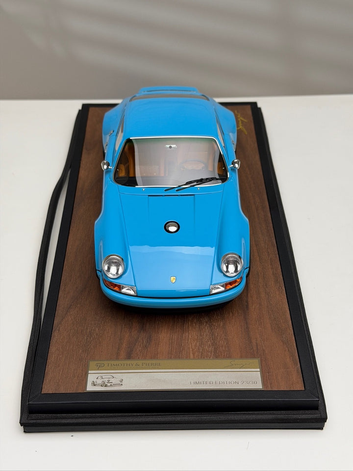 Porsche 911 Singer (Blue) [Timothy & Pierre] 1/18 scale