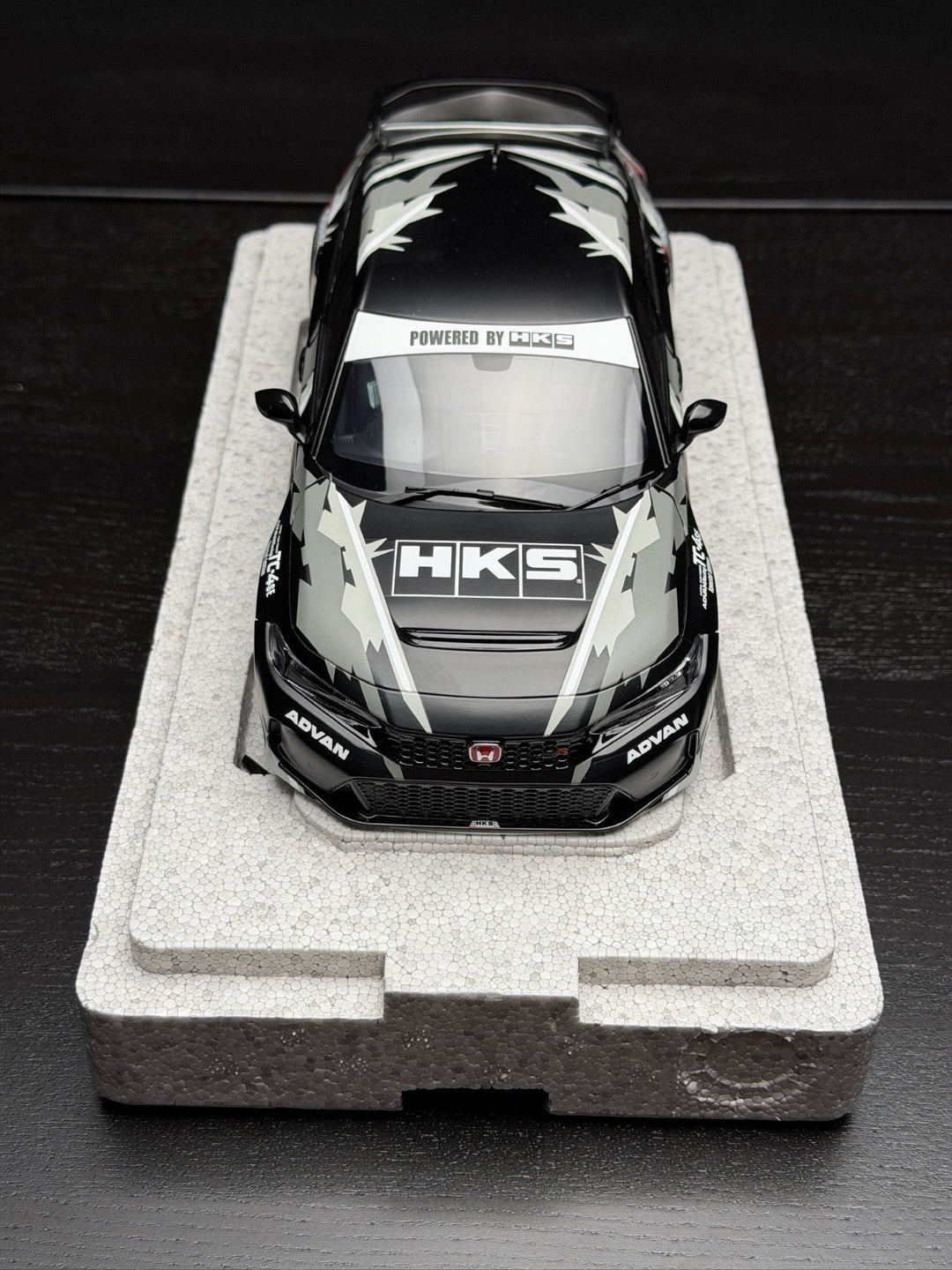 Honda Civic Type R HKS (HKS Decals) [Motorhelix] 1/18 scale