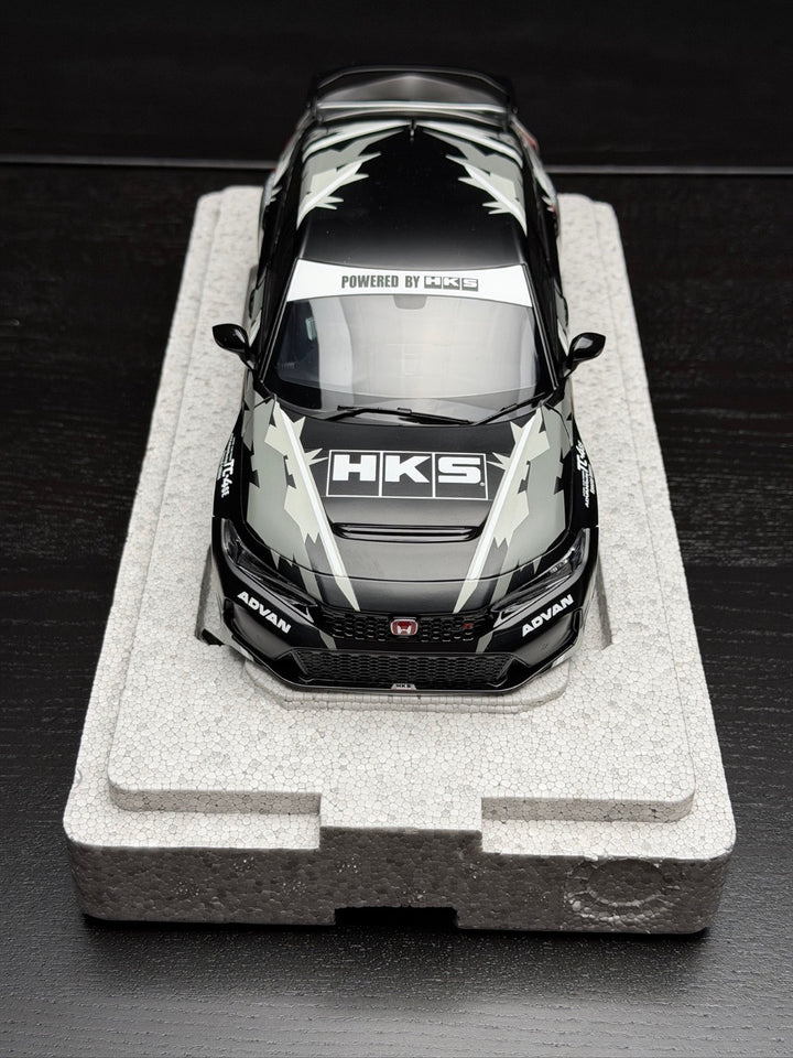 Honda Civic Type R HKS (HKS Decals) [Motorhelix] 1/18 scale