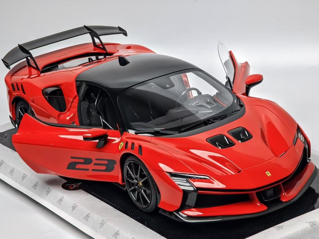 Ferrari SF90XX Stradale (Rosso Corsa) [Fully opening] By: Amalgam 1:8 scale