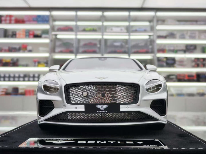 Bentley Continental GTS (Chrome Silver) [Henson&Heaven] 1/18 scale