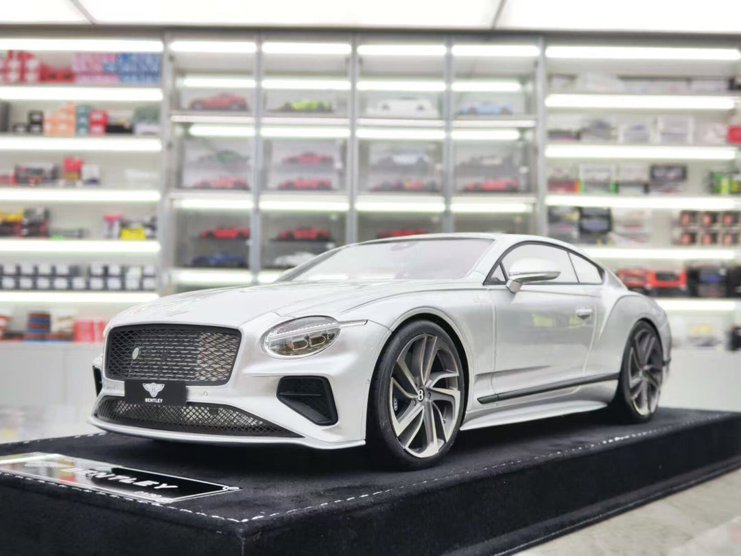 Bentley Continental GTS (Chrome Silver) [Henson&Heaven] 1/18 scale