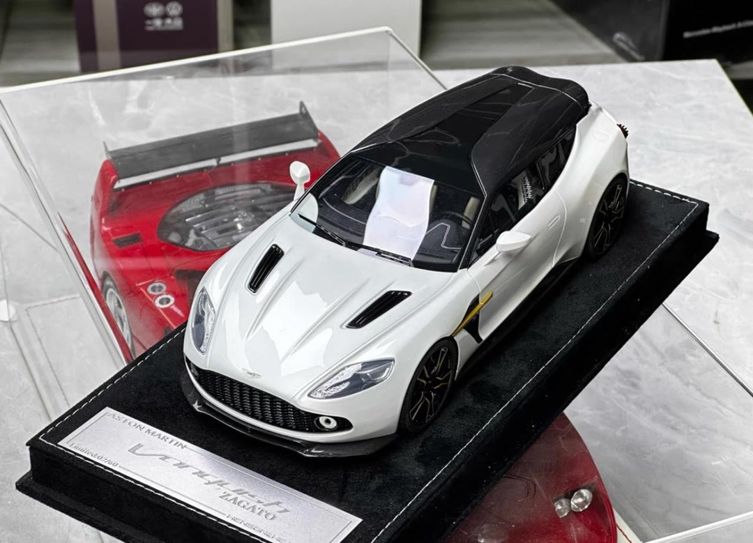 Aston Martin Vanquish Zagato (White) [Henson&Heaven] 1/18 scale