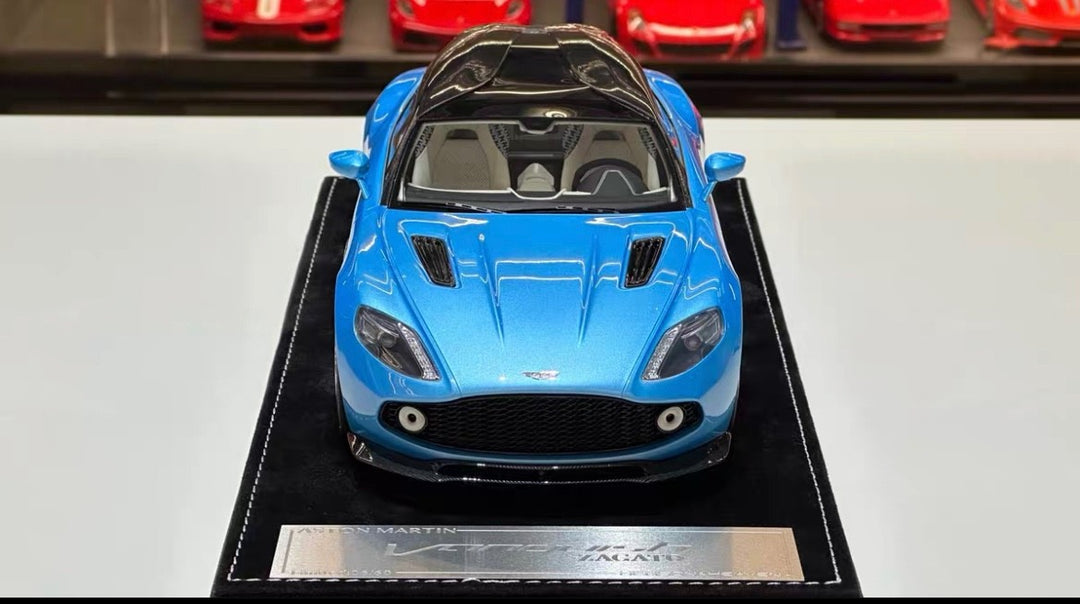 Aston Martin Vanquish Zagato (Metallic Blue) [Henson&Heaven] 1/18 scale